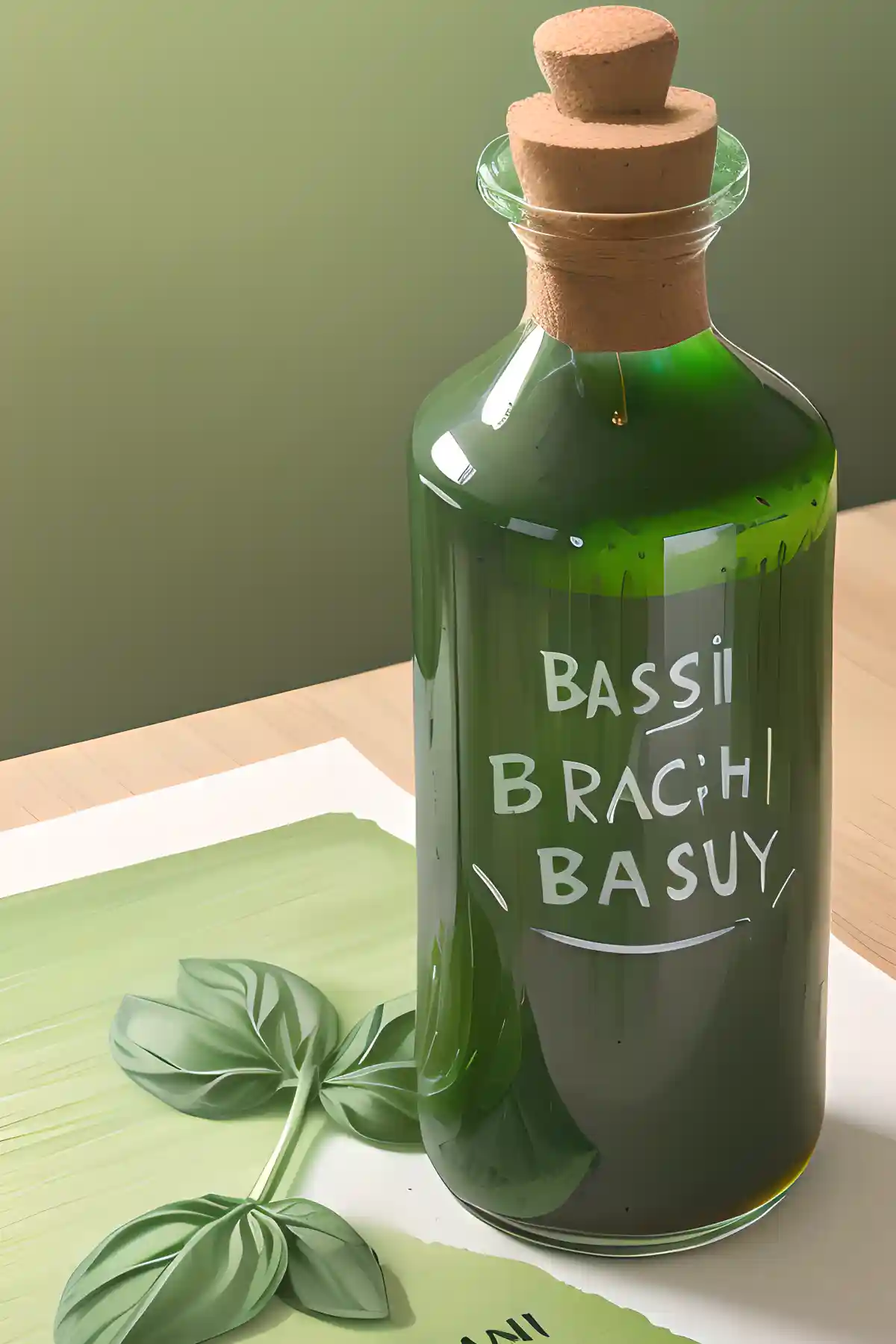 Improved Blanched Green Basil Syrup for Basil Smash and Lemonades