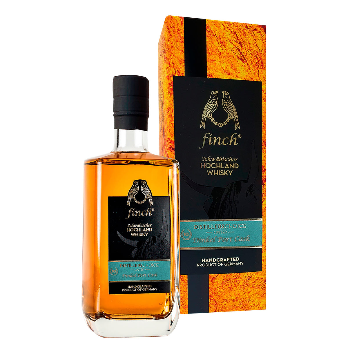 finch Schwäbischer Hochland Whisky DISTILLERSCHOICE Dinkel Port Cask 10 Years